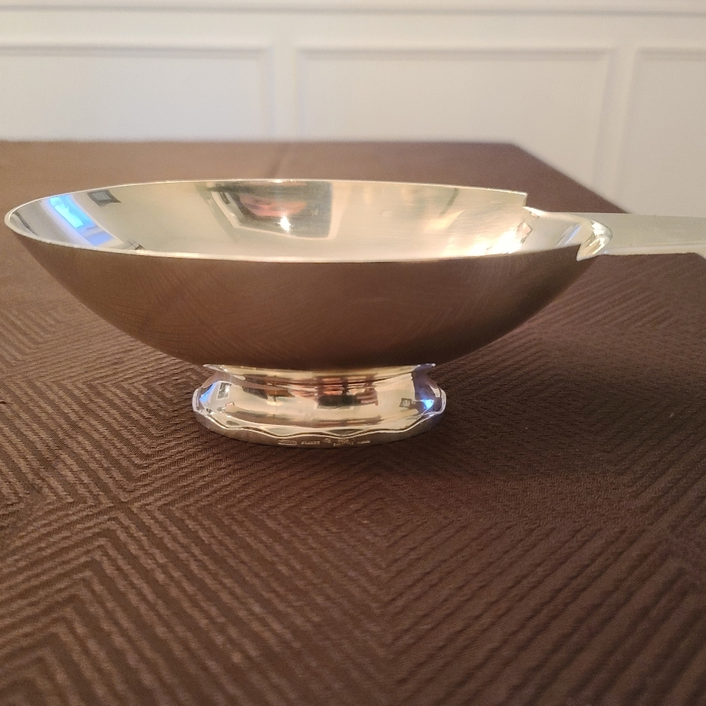 Bateau sauce rare, plaqué argent fin "Swan", Christian Fjerdingstad, Christofle